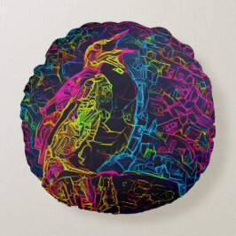 De eenzame vogel 3 rond kussen