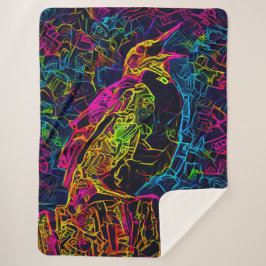 De eenzame vogel 3 sherpa deken