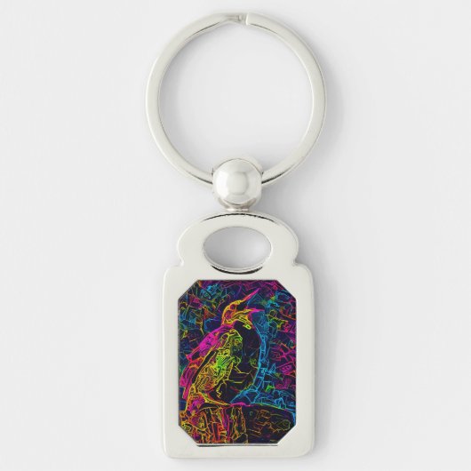 De eenzame vogel 3 sleutelhanger (Voorkant)