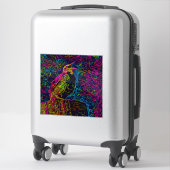 De Eenzame Vogel 3 Sticker (Koffer)