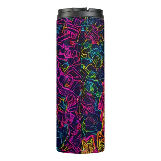 De eenzame vogel 3 thermosbeker (Achterkant)