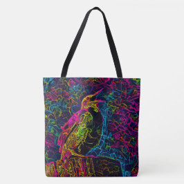 De eenzame vogel 3 tote bag