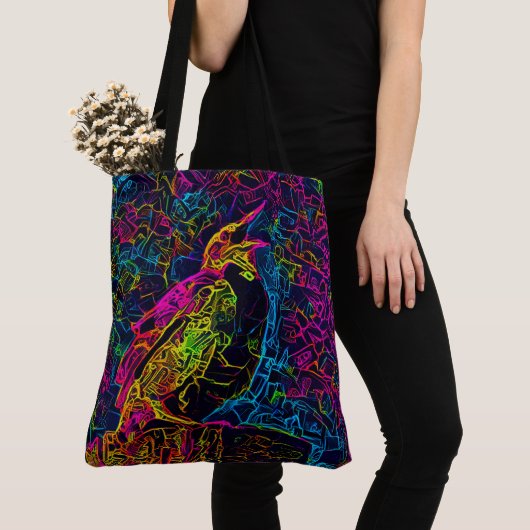 De eenzame vogel 3 tote bag (Dichtbij)