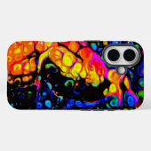 De eenzame vogel 4: vloeibare kunststijl Case-Mate iPhone case (Achterkant (horizontaal))