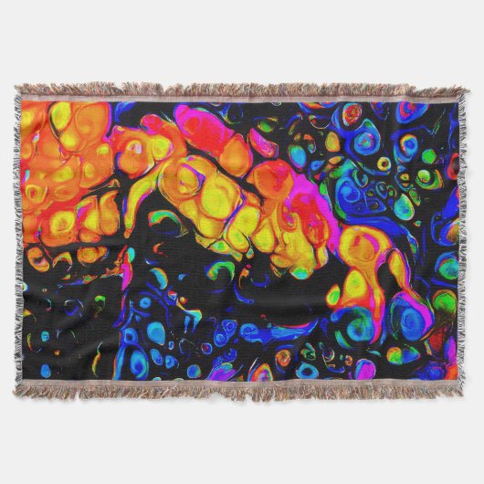 De eenzame vogel 4: vloeibare kunststijl deken (Voorkant)