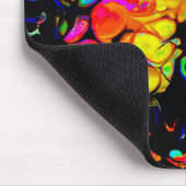 De eenzame vogel 4: vloeibare kunststijl muismat (Hoek)