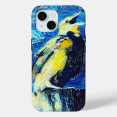 De eenzame vogel van Gogh stijl Case-Mate iPhone Case (Achterkant)