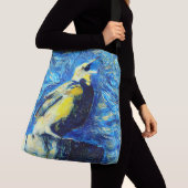 De eenzame vogel van Gogh stijl Crossbody Tas (Dichtbij)
