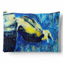 De eenzame vogel van Gogh stijl