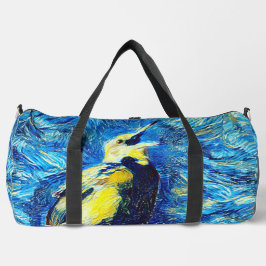 De eenzame vogel van Gogh stijl Plunjezak