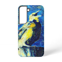 De eenzame vogel van Gogh stijl
