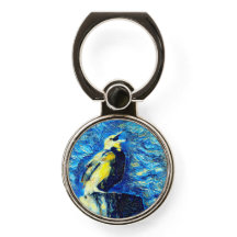 De eenzame vogel van Gogh stijl