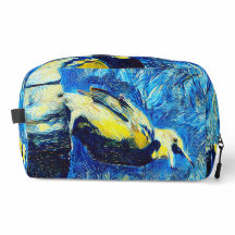 De eenzame vogel van Gogh stijl