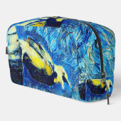 De eenzame vogel van Gogh stijl Toilettasje (Rechterhoek)