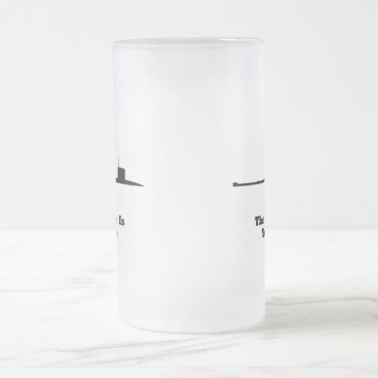 De eer is om te dienen matglas bierpul (Center)