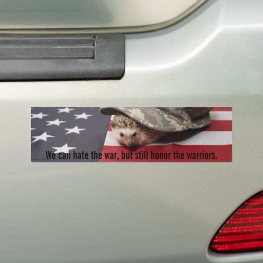 De eer van Pog Bumpersticker (Op auto)