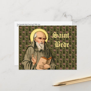 De eerbiedwaardige Bede predikend (P 008) Algemeen Briefkaart