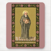 De eerbiedwaardige Bede predikend (P 008) Muismat (Voorkant)