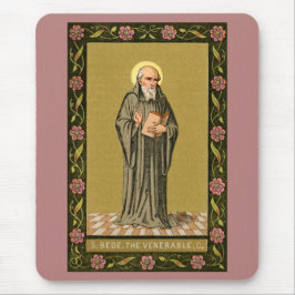 De eerbiedwaardige Bede predikend (P 008) Muismat