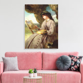 De eerlijke amateur, 1862 canvas afdruk (Insitu (Woonkamer))