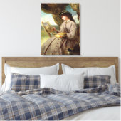 De eerlijke amateur, 1862 canvas afdruk (Insitu (Slaapkamer))