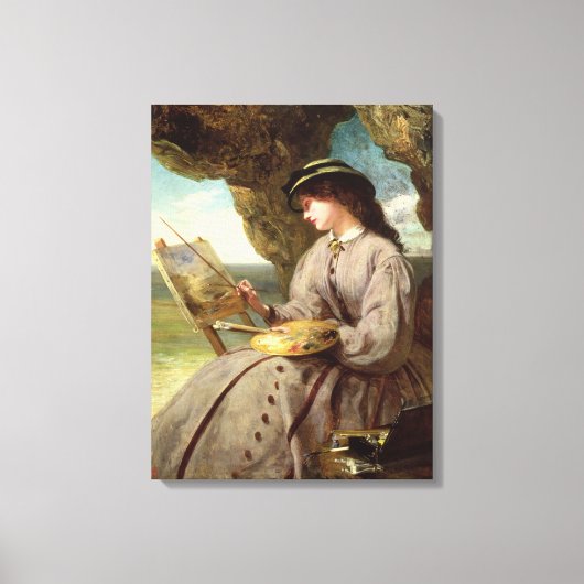 De eerlijke amateur, 1862 canvas afdruk (Voorkant)