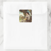 De eerlijke amateur, 1862 vierkante sticker (Tas)