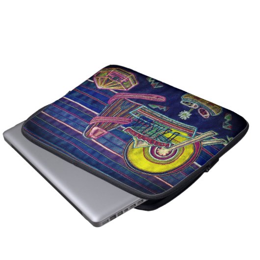 De eerlijke grond laptop sleeve (Voorkant onderkant)