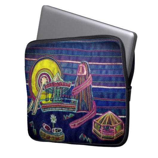 De eerlijke grond laptop sleeve (Voorkant Links)