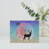 De eerlijkste van allemaal. briefkaart (Staand voorkant)