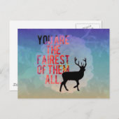 De eerlijkste van allemaal. briefkaart (Voorkant / Achterkant)