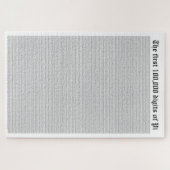 De eerste 100.000 cijfers van Pi Legpuzzel (Horizontaal)