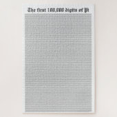 De eerste 100.000 cijfers van Pi Legpuzzel (Verticaal)