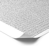 De eerste 100.000 cijfers van Pi Poster (Hoek)