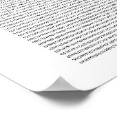 De eerste 100.000 cijfers van Pi Poster (Hoek)