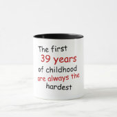 De eerste 39 jaar kindertijd mok (Midden)