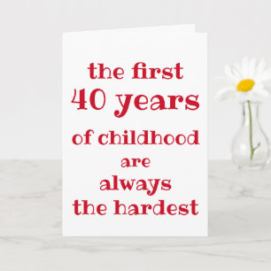 De eerste 40 jaar kindertijd zijn de moeilijkste kaart