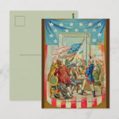  De eerste 4 juli Briefkaart (Voorkant / Achterkant)