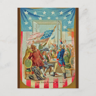  De eerste 4 juli Briefkaart