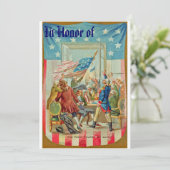 De eerste 4 juli uitnodiging (Staand voorkant)