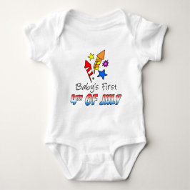 De eerste 4 juli van de baby romper