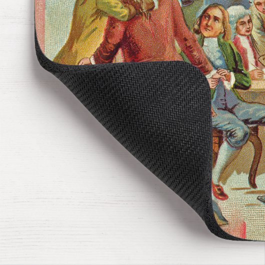 De eerste 4 juli van de Mousepad Muismat (Hoek)