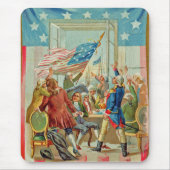 De eerste 4 juli van de Mousepad Muismat (Voorkant)