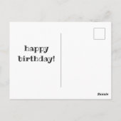 De eerste 50 jaar kindertijd zijn de moeilijkste briefkaart (Achterkant)