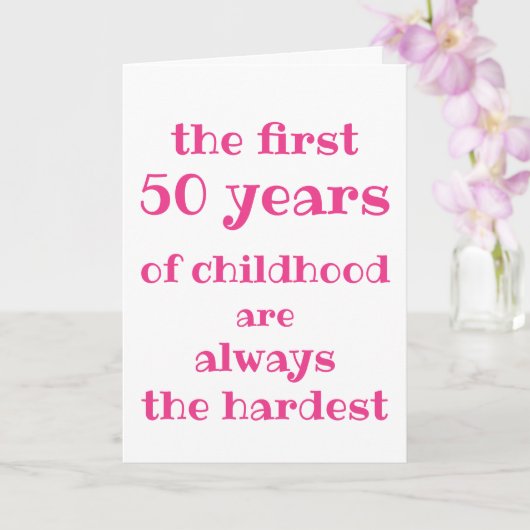 De eerste 50 jaar kindertijd zijn de moeilijkste kaart (Orchidee)