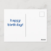 De eerste 60 jaar kindertijd zijn de moeilijkste briefkaart (Achterkant)