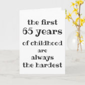 De eerste 65 jaar kindertijd zijn de moeilijkste kaart (Gele Bloem)