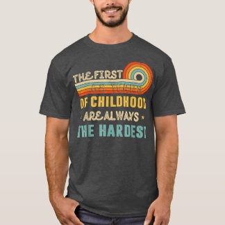 De eerste 68 jaar van de kindertijd zijn altijd de t-shirt