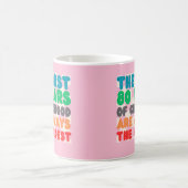 De eerste 80 jaar vintage koffiemok (Center)