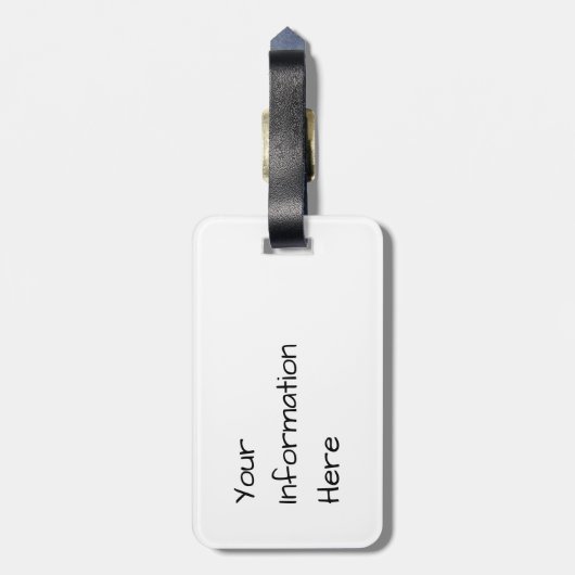 De eerste aan de top Wins. Bagagelabel (Achterkant verticaal)